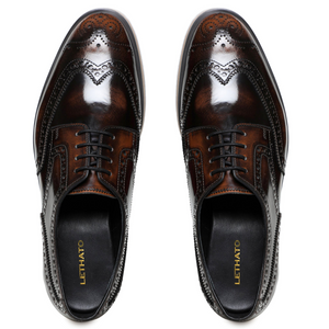 Wingtip Sneakers - Brush Off Brown