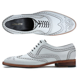 Wingtip Brogue Oxford - White