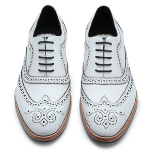 Wingtip Brogue Oxford - White