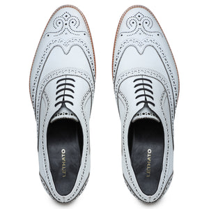 Wingtip Brogue Oxford - White