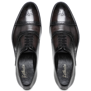 Classic Captoe Oxford - Coffee