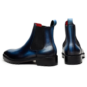 Mens Chelsea Boots- Navy