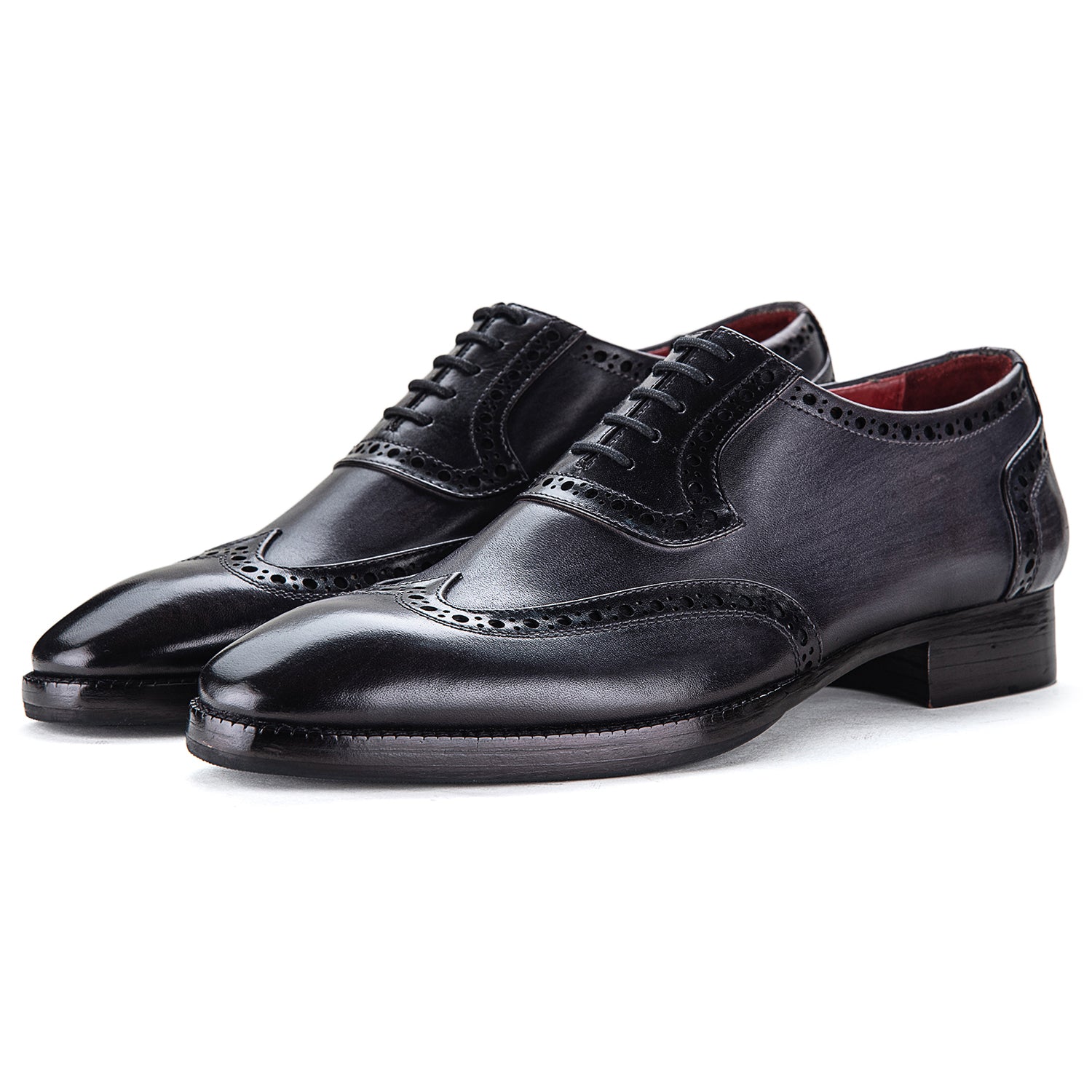 Wingtip Brogue Oxford - Grey