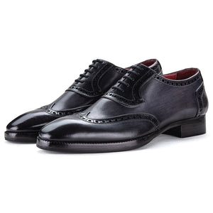 Wingtip Brogue Oxford - Grey