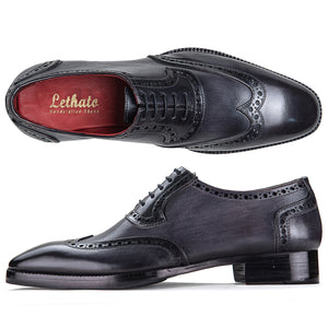 Wingtip Brogue Oxford - Grey