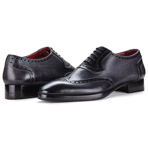 Wingtip Brogue Oxford - Grey