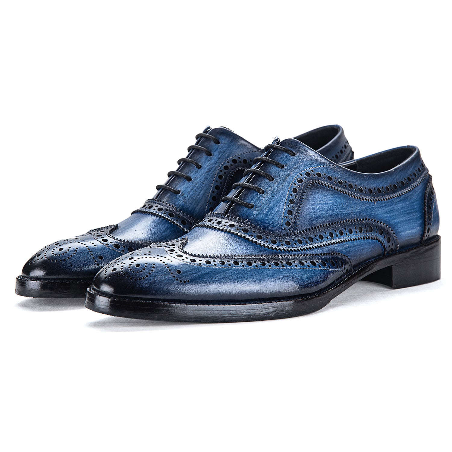 Wingtip Brogue Oxford - Navy