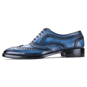 Wingtip Brogue Oxford - Navy