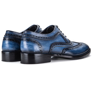 Wingtip Brogue Oxford - Navy