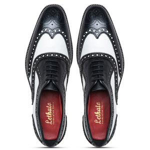 Spectator Wingtip Oxford - Black & White