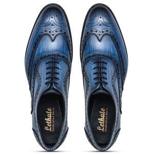 Wingtip Brogue Oxford - Navy