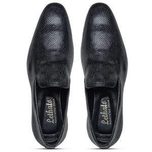 Venetian Loafers - Python Black