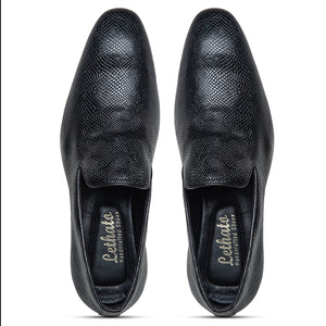 Venetian Loafers - Python Black
