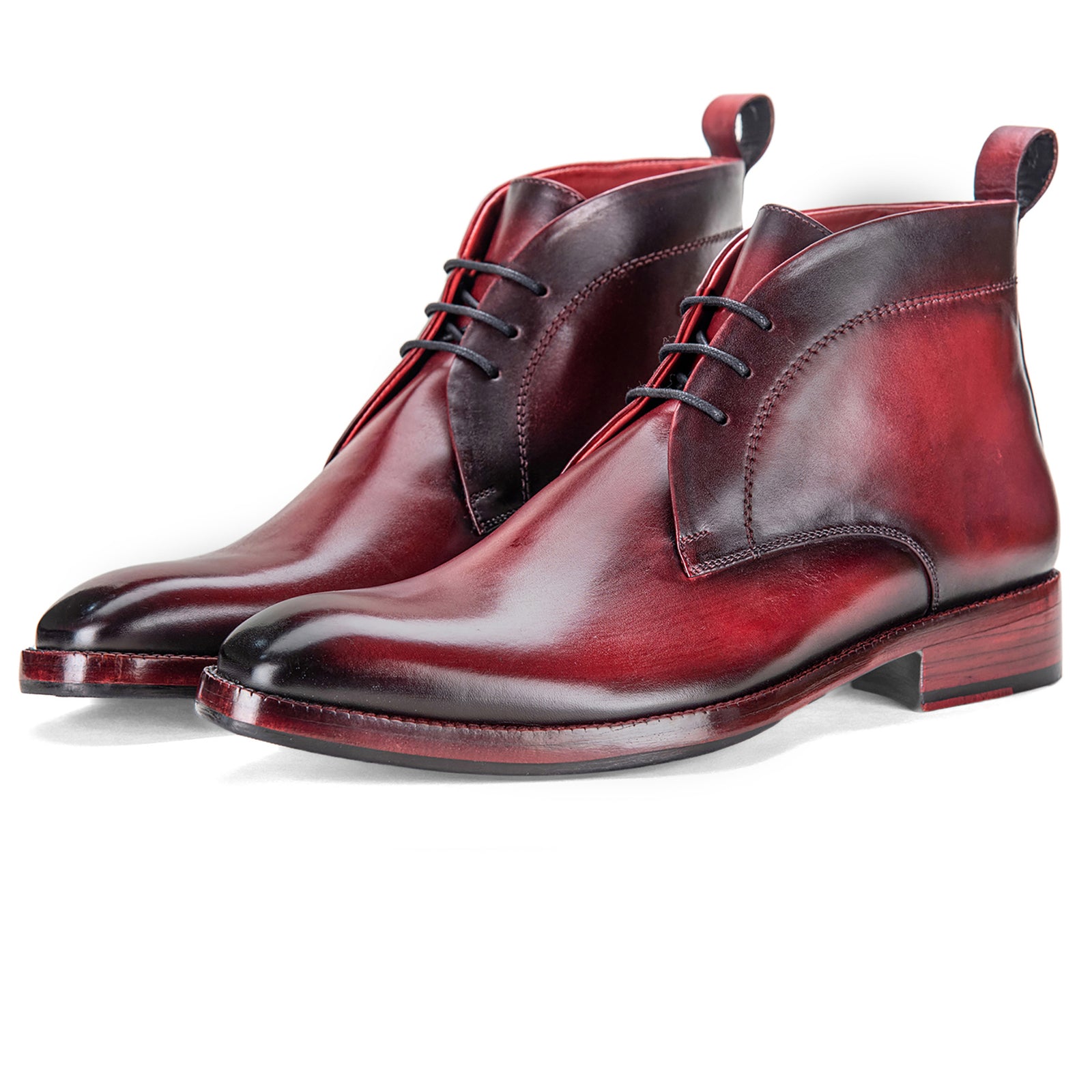 Chukka Boots- Wine Red