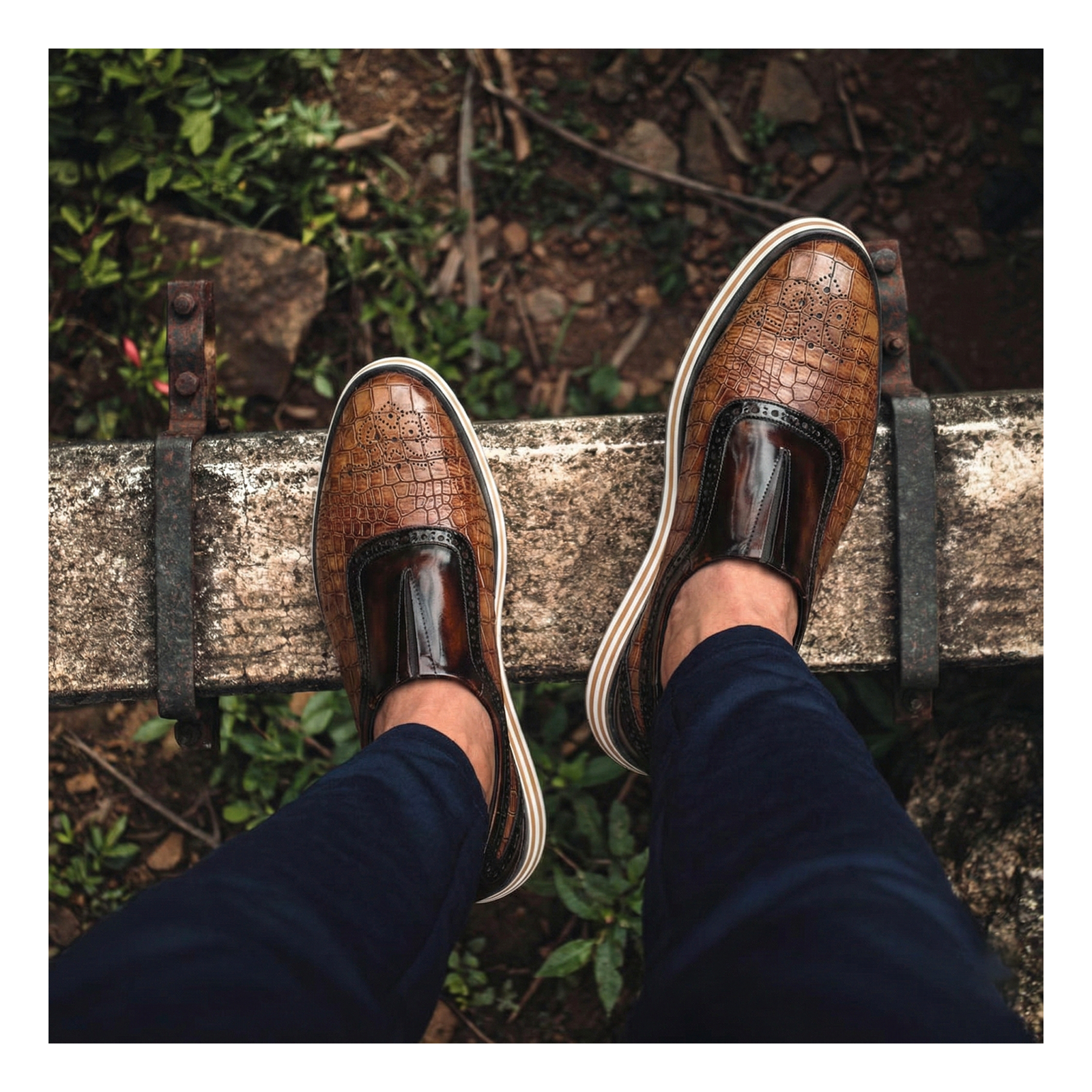 Slip On Sneakers- Crocs Brown