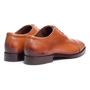 Derby Shoes - Tan