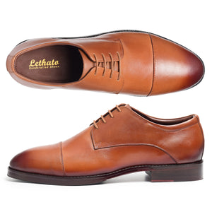 Derby Shoes - Tan