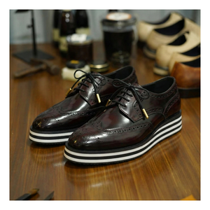 Wingtip Sneakers- Burgundy