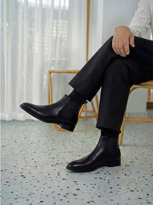 Classic Chelsea Boots- Black