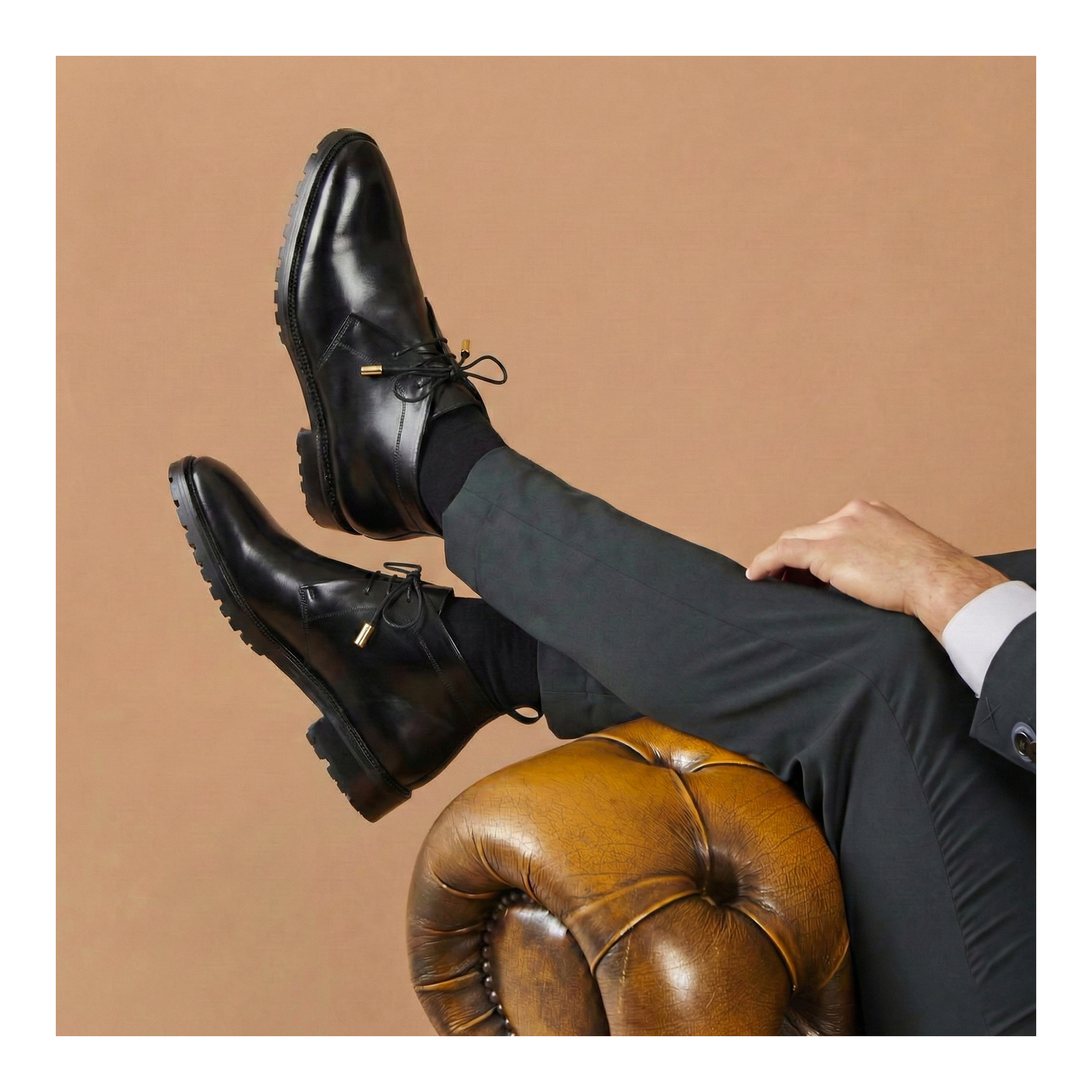 Classic Chukka Boots- Black