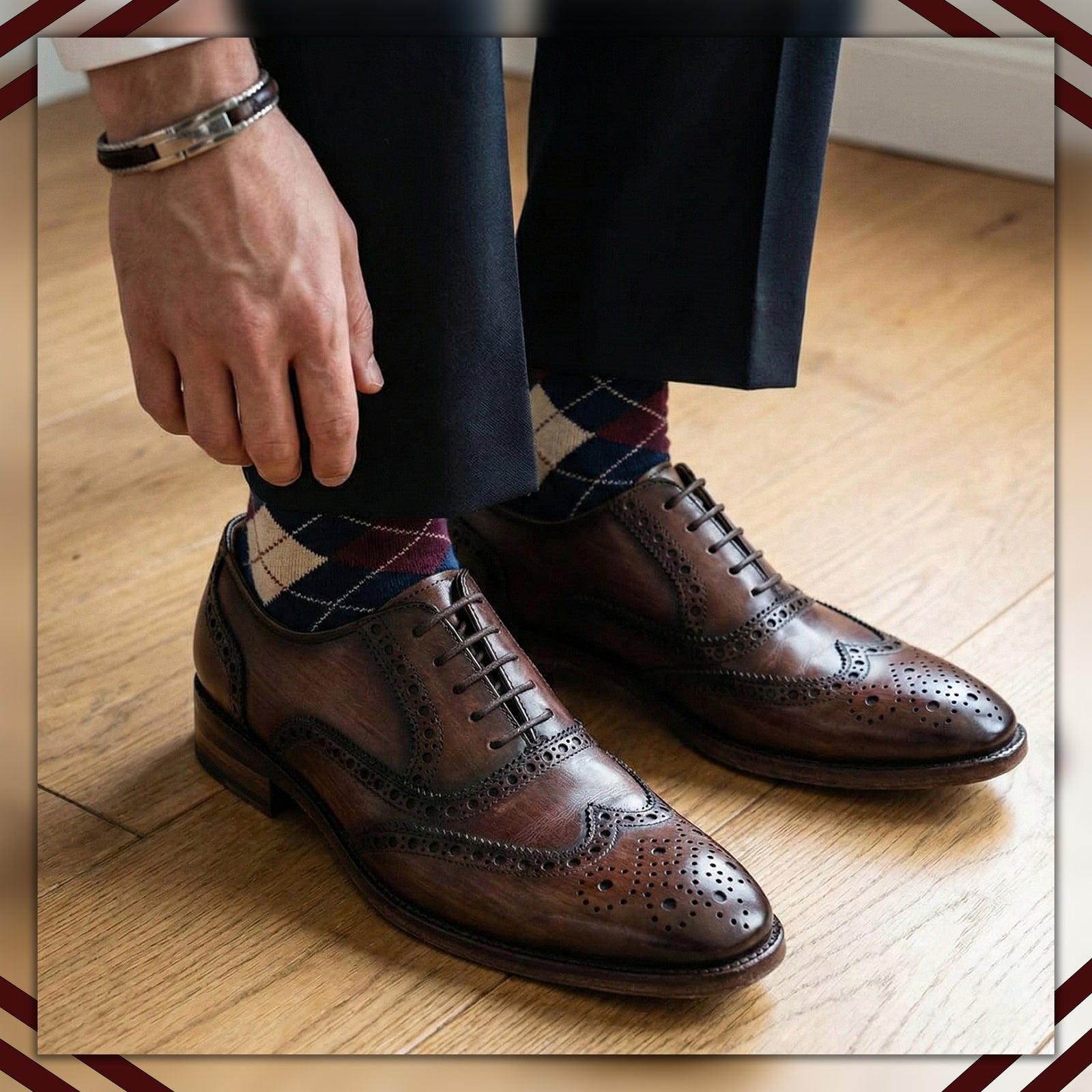 Wingtip Oxford - Brown