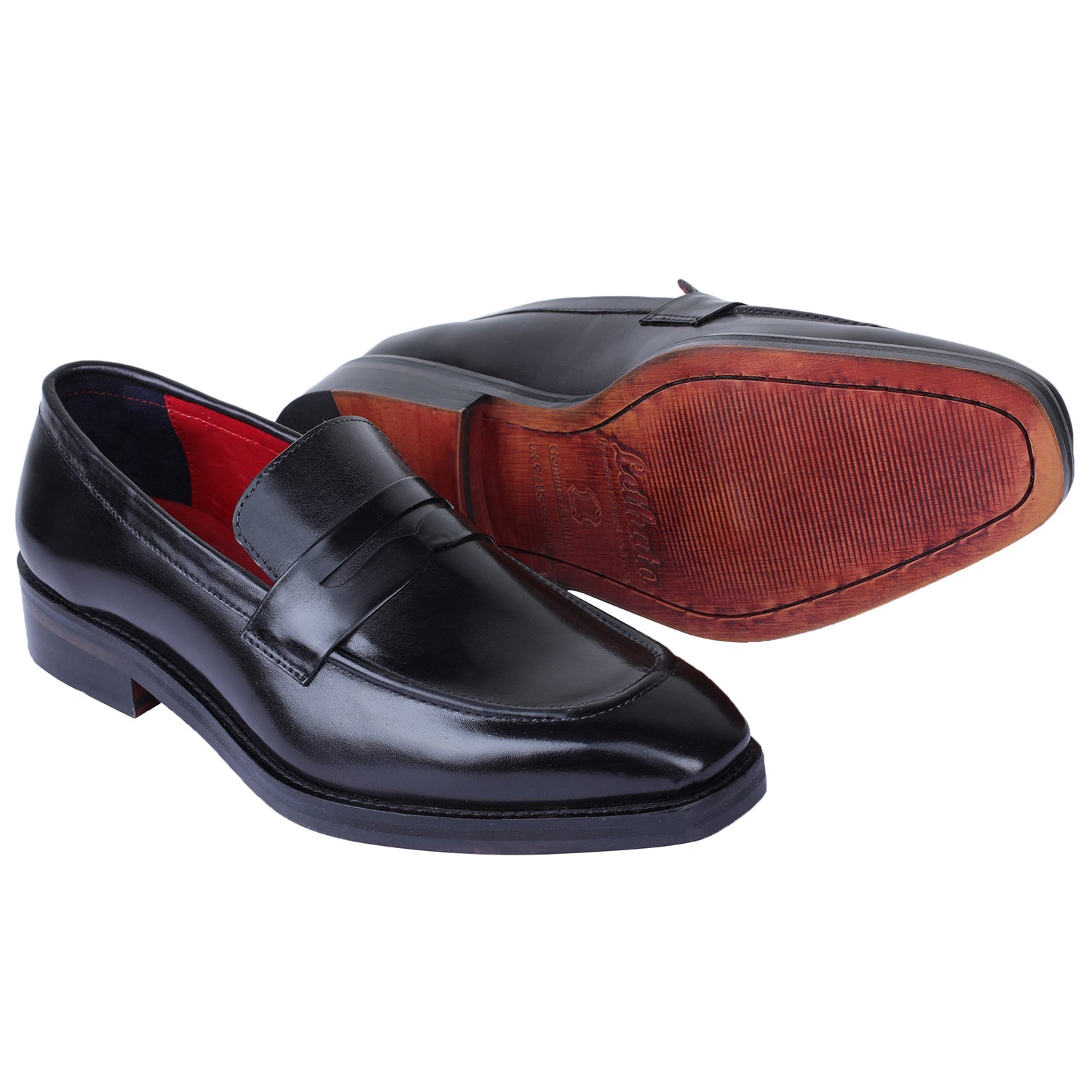 Penny Loafers - Dark Black