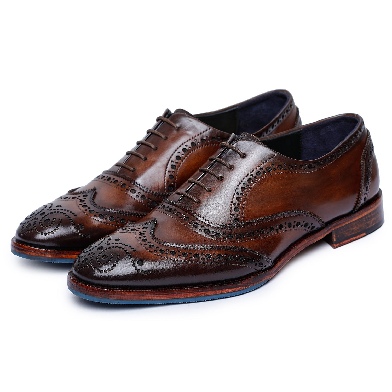Wingtip Brogue Oxford- Dark Brown
