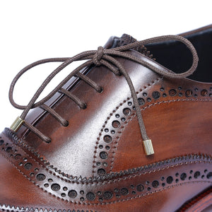 Wingtip Brogue Oxford- Dark Brown