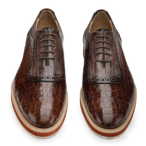 Oxford Sneakers- Croc Brown