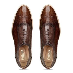 Oxford Sneakers- Croc Brown