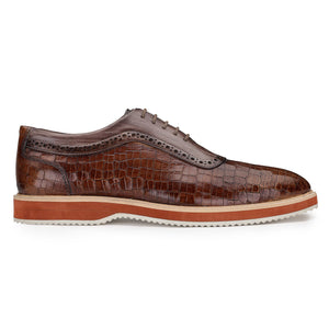 Oxford Sneakers- Croc Brown